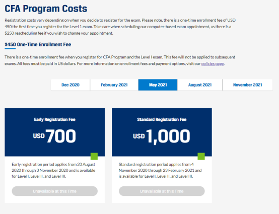 2021年CFA考試全部變為機考，CFA考試費用會不會發生變化？
